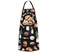 Sourdough Bread Apron Sourdough Baking Apron Sourdough Starter Apron Sourdough Aprons For Women With Pockets Sourdough Master Gifts (BREAD TIL UK)