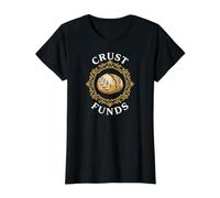 Sourdough Bread Baker Crust Funds Funny Baking Design Value Graphic T-Shirt, Women, Black, XL