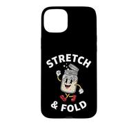 Sourdough Bread Baker Stretch and Fold Retro Cartoon Case for iPhone 15 Plus