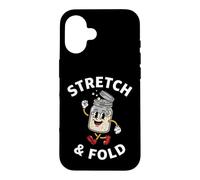 Sourdough Bread Baker Stretch and Fold Retro Cartoon Case for iPhone 16