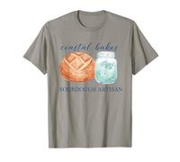 Sourdough Bread Baking Baker Artisan Coastal Bakes T-Shirt