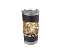 Sourdough Bread Making Frog We Proof At Dawn Stainless Steel Insulated Tumbler