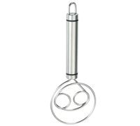 Sourdough Bread Stirrer - Stainless Steel Comfort, Versatile 7.5in Whisk | Egg Pizza Cake Batter Whisk Tool, Professional Baking Dough Mixing Utensil for Egg Pizza Cake Batter Home Kitchen Baker