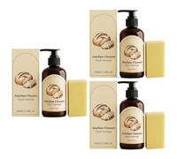 Sourdough Cleaner Soap with Enzymes, Sticky Dried Dough Remover for Dishes and Hands, Safe Gentle Formula Reduces Scrubbing for Baking Tools, 100ml Plastic Bottle (3 Pcs)
