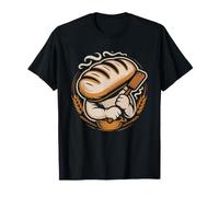 Sourdough Dad Starter Skull Artisan Bread Baker Retro T-Shirt