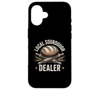 Sourdough Dealer Funny Baker Rustic Bread Case for iPhone 16