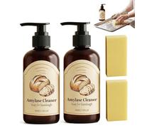 Sourdough Dough Cleaner Soap, Enzyme Powered Formula Dissolves Stuck-on Baking Mess, Reduces Scrubbing and Soaking for Kitchen Bowls, Utensils & Pots - A Time Saver Gifts for Bakers