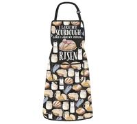 Sourdough Kitchen Apron I Like My Sourdough Like I Like My Jesus Risen Apron Bread Baking Apron With Pocket (Sourdough Apron)