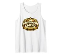 Sourdough Legend Funny Sourdough Bread Baking Pun Baker Tank Top