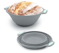 Sourdough Proving Basket, 9 Inch Foldable Round Bread Proofing Basket