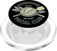 Sourdough Social Club Bakery Wild Yeast Funny Baking Design PopSockets PopGrip for MagSafe