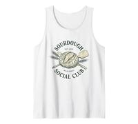 Sourdough Social Club Bakery Wild Yeast Funny Baking Design Tank Top