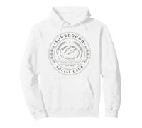 Sourdough Social Club Ferment Bake Share Bread Baking Pullover Hoodie