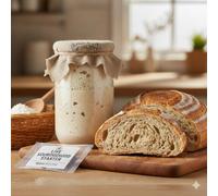 Sourdough Starter - Accelerated Live Culture - 45-Year Heritage Yeast - Fail-Proof Instant Activation - Shelf Stable & No-Mess - Artisan Bread Baker’s Secret - Beginner Friendly