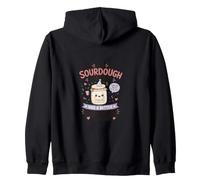 Sourdough Starter Better Social Life Than Me Introvert Zip Hoodie