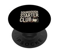 Sourdough Starter Club Artisan Home Baker PopSockets Adhesive PopGrip