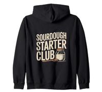 Sourdough Starter Club Artisan Home Baker Zip Hoodie