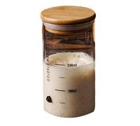 Sourdough Starter Container Clear Glass Fermentation Jar with and Practical Sealed Jar with Scales