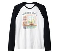 Sourdough Starter Don't Get Me Started Watercolor Bread Pun Raglan Baseball Tee