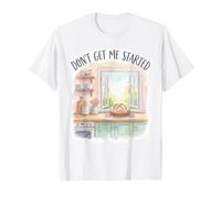 Sourdough Starter Don't Get Me Started Watercolor Bread Pun T-Shirt