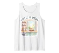 Sourdough Starter Don't Get Me Started Watercolor Bread Pun Tank Top
