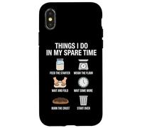 Sourdough Starter Feeding Schedule For The Artisan Baker Case for iPhone X/XS