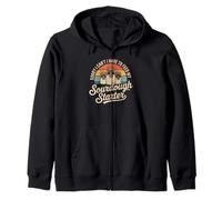 Sourdough Starter Feeding Time Funny Bread Maker Quote Zip Hoodie