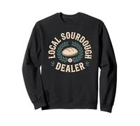 Sourdough Starter Hobbyist Enjoying Homemade Ferments Fun Sweatshirt