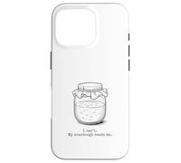 Sourdough Starter Jar Line Art Fermentation Case for iPhone 16 Pro