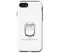 Sourdough Starter Jar Line Art Fermentation Case for iPhone SE (2020) / 7/8