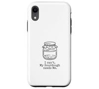 Sourdough Starter Jar Line Art Fermentation Case for iPhone XR