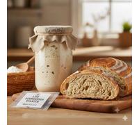 Sourdough Starter- Live Culture - 46-Year Heritage Yeast -Shelf Stable - Fail-Proof fast start - & No-Mess - San Francisco Sourdough Starter - Beginner Friendly