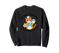 Sourdough Starter Needs Feeding Cat Ironic Baker Sweatshirt