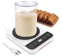 Sourdough Starter Warmer, 0-12 Hour Timer on/Off, Thermostat Control, Precise 1°F Thermostat Control, 70°F-100°F Temperature Adjustment for Home Baking