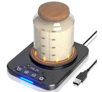 Sourdough Starter Warmer, Precise 1°C Adjustable (21-43°C), Heat Mat Sourdough with 24-Hour Timer & Memory Function, Perfect for Home Baking and Sourdough Fermentation (Black)