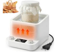 Sourdough Starter Warmer, Precise Bread Sourdough-Warmer with Thermostat (21-40°C), 198H Timer, Yeast Feeding Reminder, Water Bath Sour Dough Warmer for Bread, Kombucha, Yoghurt & Beer Fermentation