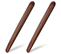 Sourdough Stirring Stick 2PCS 11 Inch Wooden Spurtle,Reusable Sourdough Spatula,Portable Sourdough Tools for Kitchen Cooking