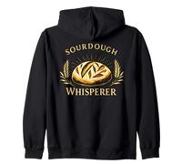 Sourdough Whisperer Artisan Bread Bakers Baking Zip Hoodie