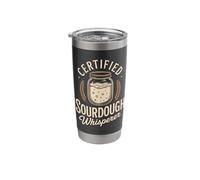Sourdough Whisperer Bubbly Starter Design Stainless Steel Insulated Tumbler