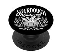 Sourdough Whisperer Funny Bread Baker PopSockets Adhesive PopGrip