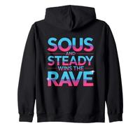 Sous and steady wins the rave. Chef Puns Zip Hoodie