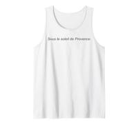 Sous le Soleil de Provence French Summer Quote Tank Top
