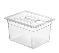 Sous Vide Container 11 Liter/12 Quarts for Virtually All Immersion Circulators Cookers Crystal Clear Transparent Polycarbonate Accessories Kit (12 Quats with Lid)