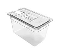 Sous Vide Container, Transparent Immersion Cooker Box with Airtight Lid, Heat-Resistant Water Tank for Apartment Kitchen Food Truck RV Restaurant Home Cooking Equipment Storage, 32x17.3x19.5cm