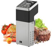 Sous Vide Cooker, Immersion Circulator Machine, Stainless Steel Precision Cooking Device for Home Kitchen, Easy to Use, Adjustable Temperature and Timer