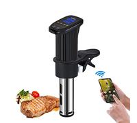 Sous Vide Cooker, Ultra-Quiet Immersion-Circulator, 1200W WiFi Immersion Circulator Sous Vide Machine, Time Control Sous Vide Cookbook Included, LJJY-KK