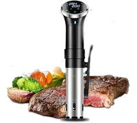 Sous Vide Machine, Slow Cooking Machine with LCD Screen, App Intelligent Control, Temperature Control 77~203°F, Fast Heating, Anti-Dry Cooking, 360° Water Circulation for Home, Restaurant