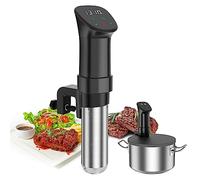 Sous Vide Machine-Suvee Cooker-Rocyis Sous Vide Kit with Lid, Recipes-1000W Fast Heating Immersion Circulator/Accurate Temperature and Timer/Digital Touch Screen, Stainless Steel (US Standard)