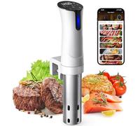 Sous Vide Machine, Temperature and Time Adjustable,Fast-Heating Easy To Store,Perfects for Party,Christmas,Cooking Enthusiasts. (White)