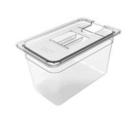 Sous Vide Tub - Water Tank Container with Lid, Immersion Cooking Box, Leakproof Heat Retention, Easy Clean Design, Top Culinary Prep Gear, Cooker for Egg Steak, 12.6x6.81x7.68 inches